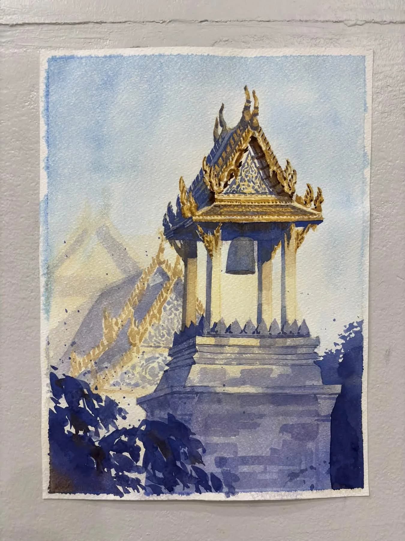 Bell Tower, Morning Blue